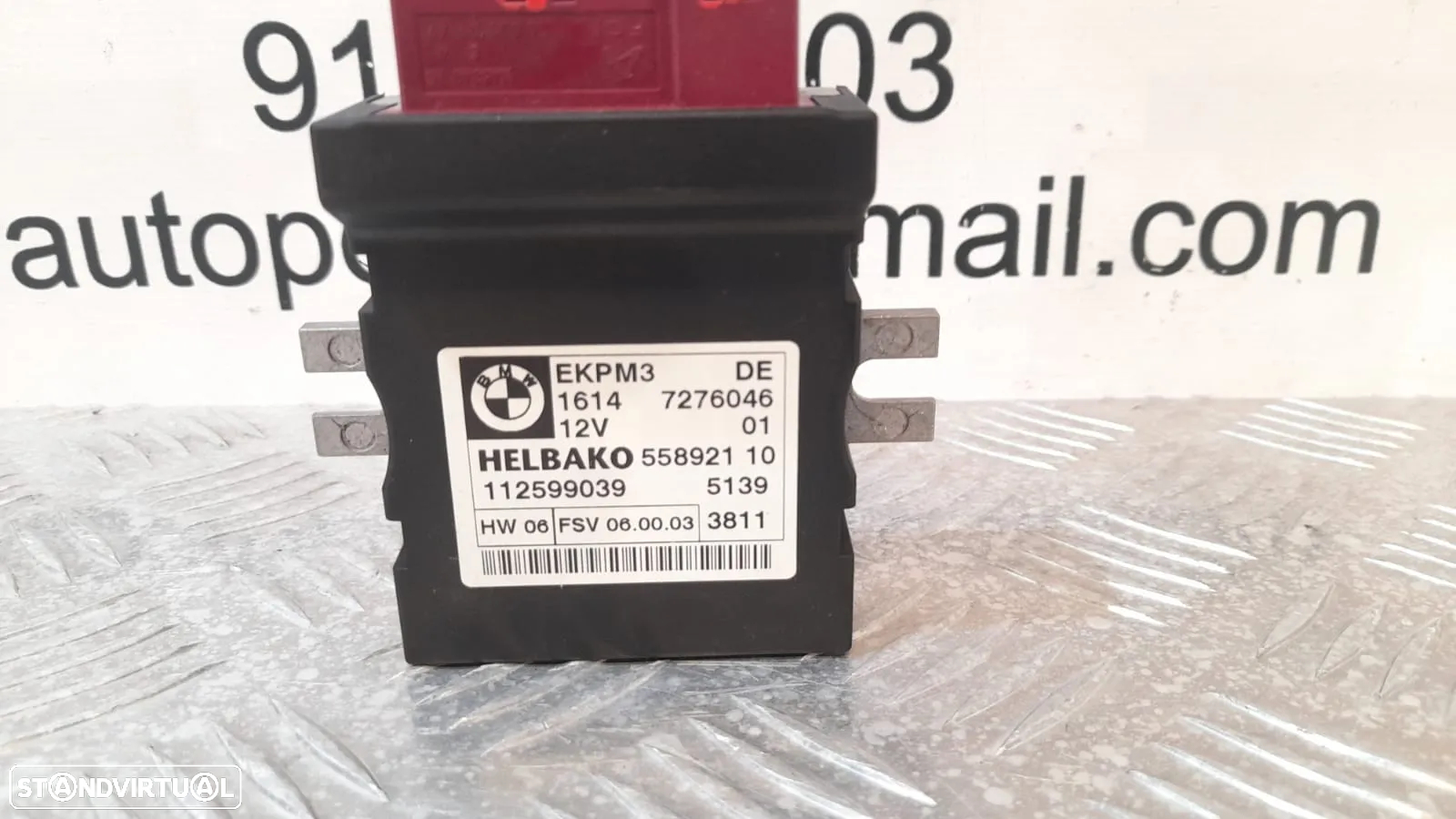 CENTRALINA BOMBA COMBUSTIVEL BMW SERIE 1 E81 16147276046 7276046 558921 SERIE 1 E82 COUPE E87 E88 CABRIO X1 E84 SERIE 3 E90 E91 E92 COUPE E93 CABRIO X3 F25 - 2