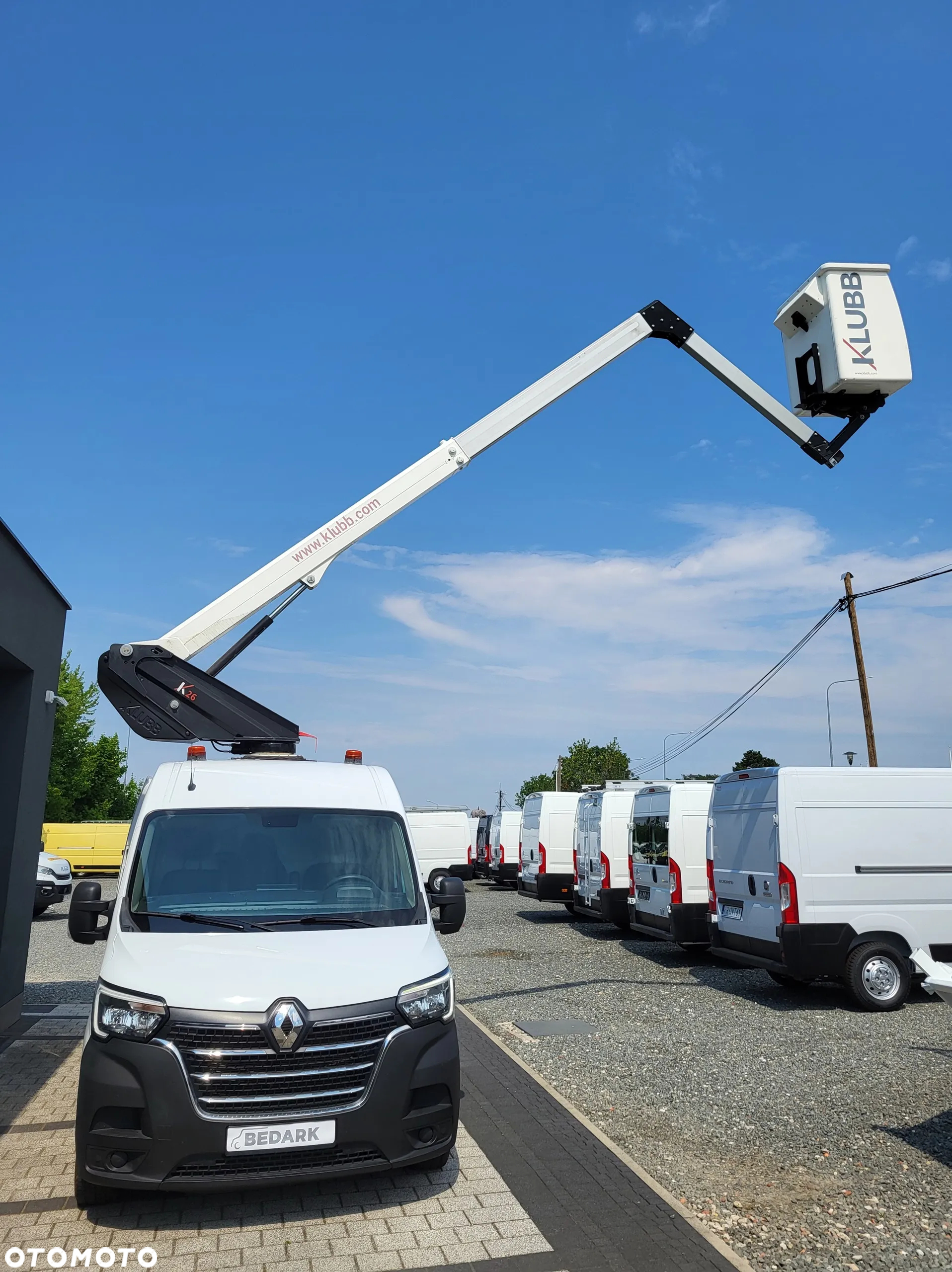 Renault Master L3H2, Podnośnik Koszwy/Zwyżka KLUBB K26, klima, tempomat - 22