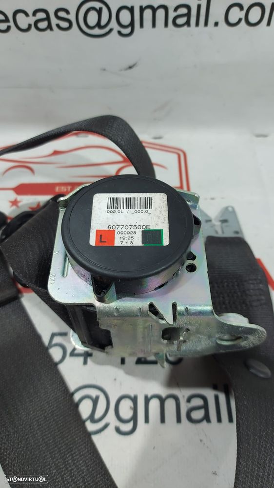 Cinto de Segurança Frente Esquerdo Opel Corsa D 607707500E Original - 3