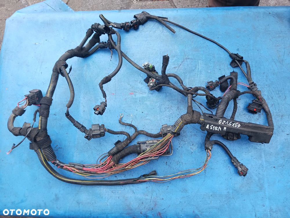 Wiązka silnika instalacja Opel Zafira B Astra H Meriva A1,6 16V Z16XEP kompletna - 1