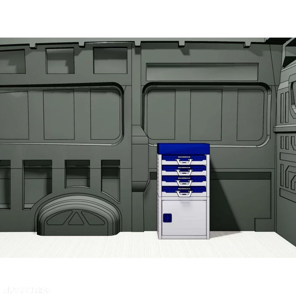 Mobilier autoutilitare - Sistem modular de 0,5m PROVAN 050-010 - 5