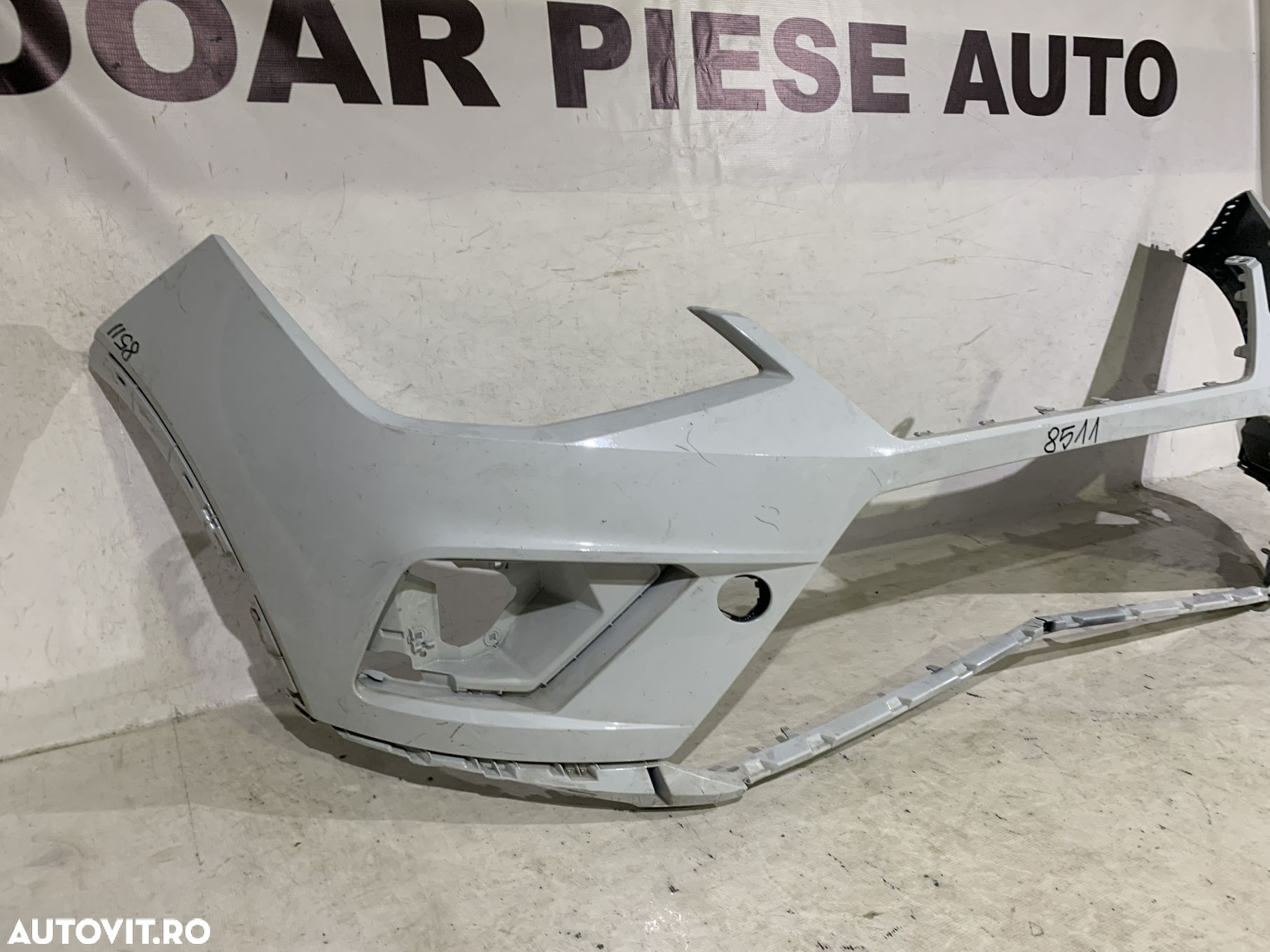 Bara fata Seat Arona, 2018, 2019, 2020, 2021, 2022, 2023, cod origine OE 6F9807221B, cu gauri pentru senzori de parcare (6). - 3