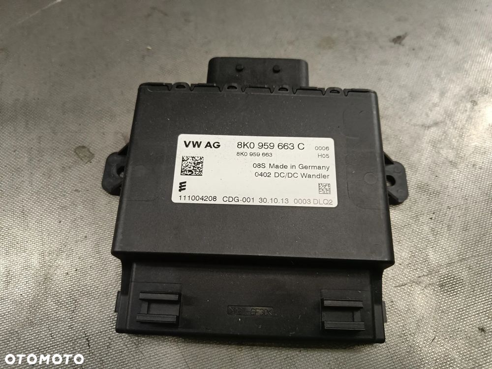Stabilizator napięcia Skoda Superb Octavia VW Golf Passat Seat Audi A3 moduł 8K0959663C - 2