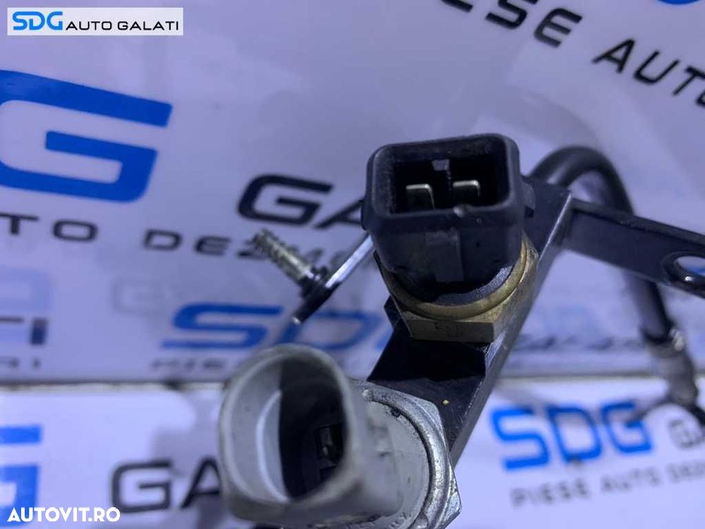 Conducta Teava Ulei cu Senzor Senzori Turbo Turbina Turbosuflanta Audi A4 B5 2.5 TDI V6 AFB AKN 1997 - 2001 Cod 059145771G [D0383] - 4
