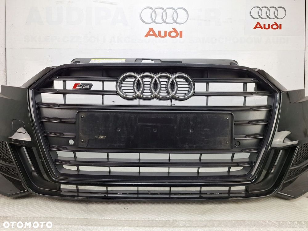 ZDERZAK AUDI A3 S3 S-LINE HATCHBACK SB BLACK EDITION LIFT 2016-2020 8V5 - 2