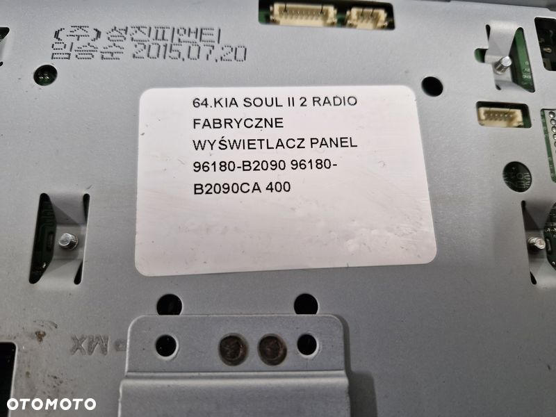 kia soul ii 2 radio fabryczne wyświetlacz panel 96180-b2090 96180-b2090ca - 13