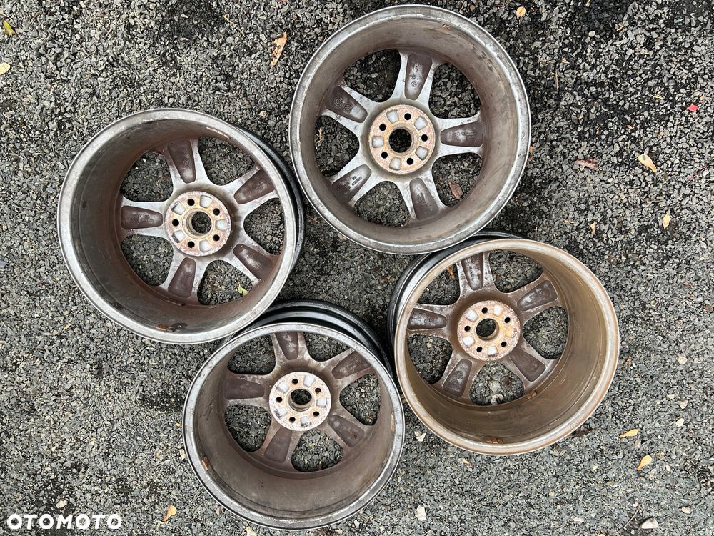 VOLKSWAGEN R17 UNIKATOWE ORYGINALNE FELGI ALUMINIOWE 17" 7J ET38 5X100 57,1mm ALUFELGI 1J0601025S KOMPLET 4SZT SANTA MONICA GOLF IV GTI - 6