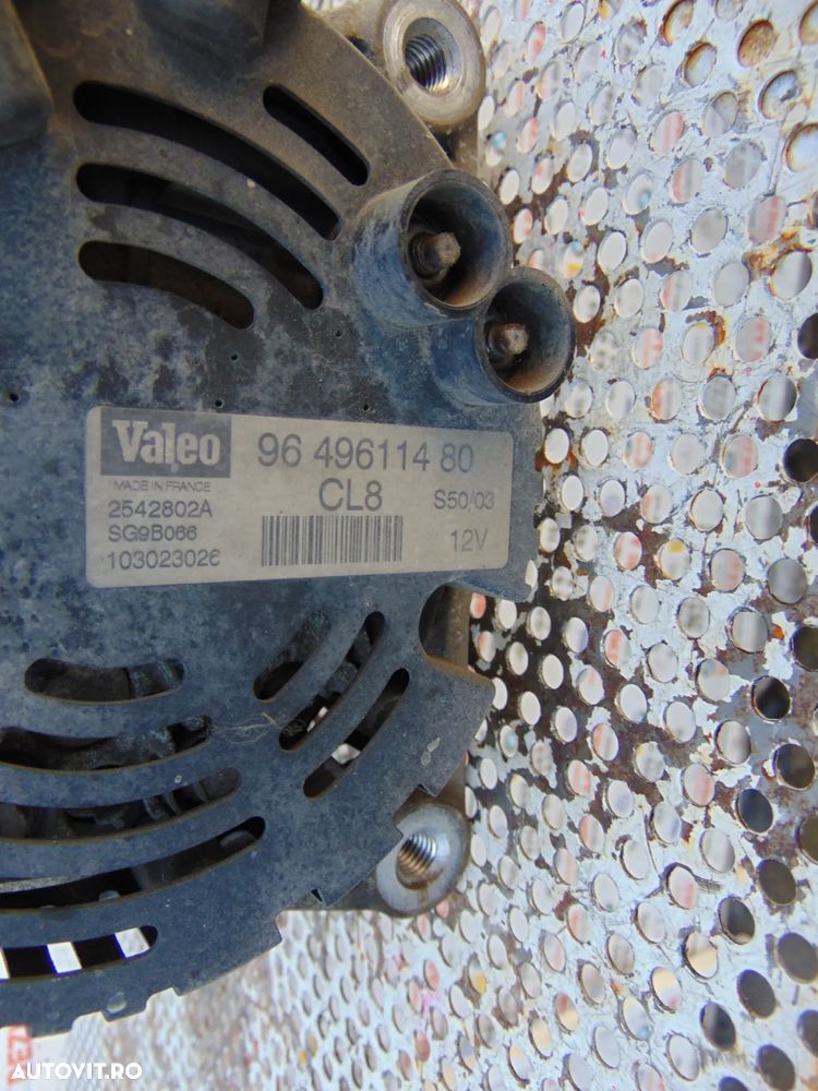 Alternator Peugeot 307 2.0 benzina 1.6 cod 9649611480 citroen 406 - 4
