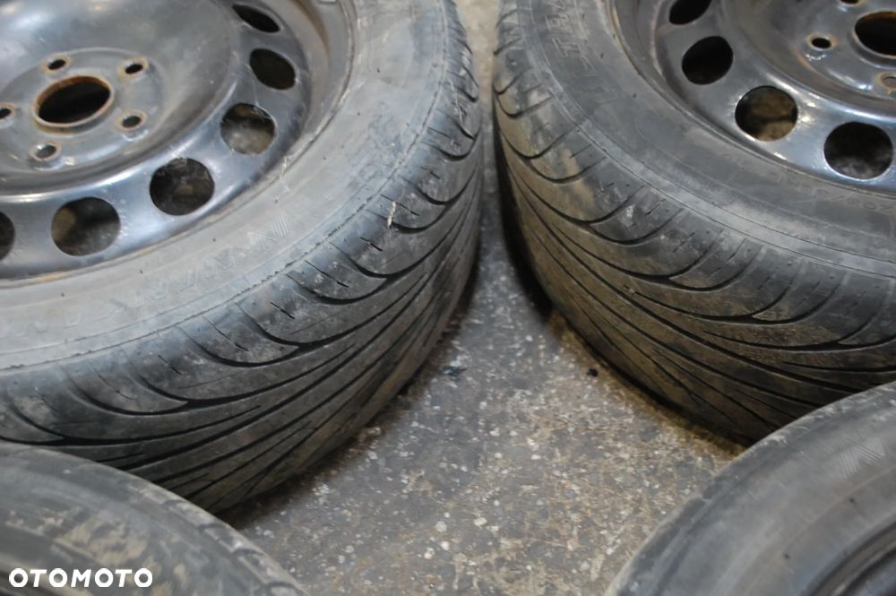 KOŁA FELGI STALOWE + OPONY LETNIE 5X112 205/55R16 ET48 6.5J SEAT LEON II AUDI A3 8P VW SKODA - 7