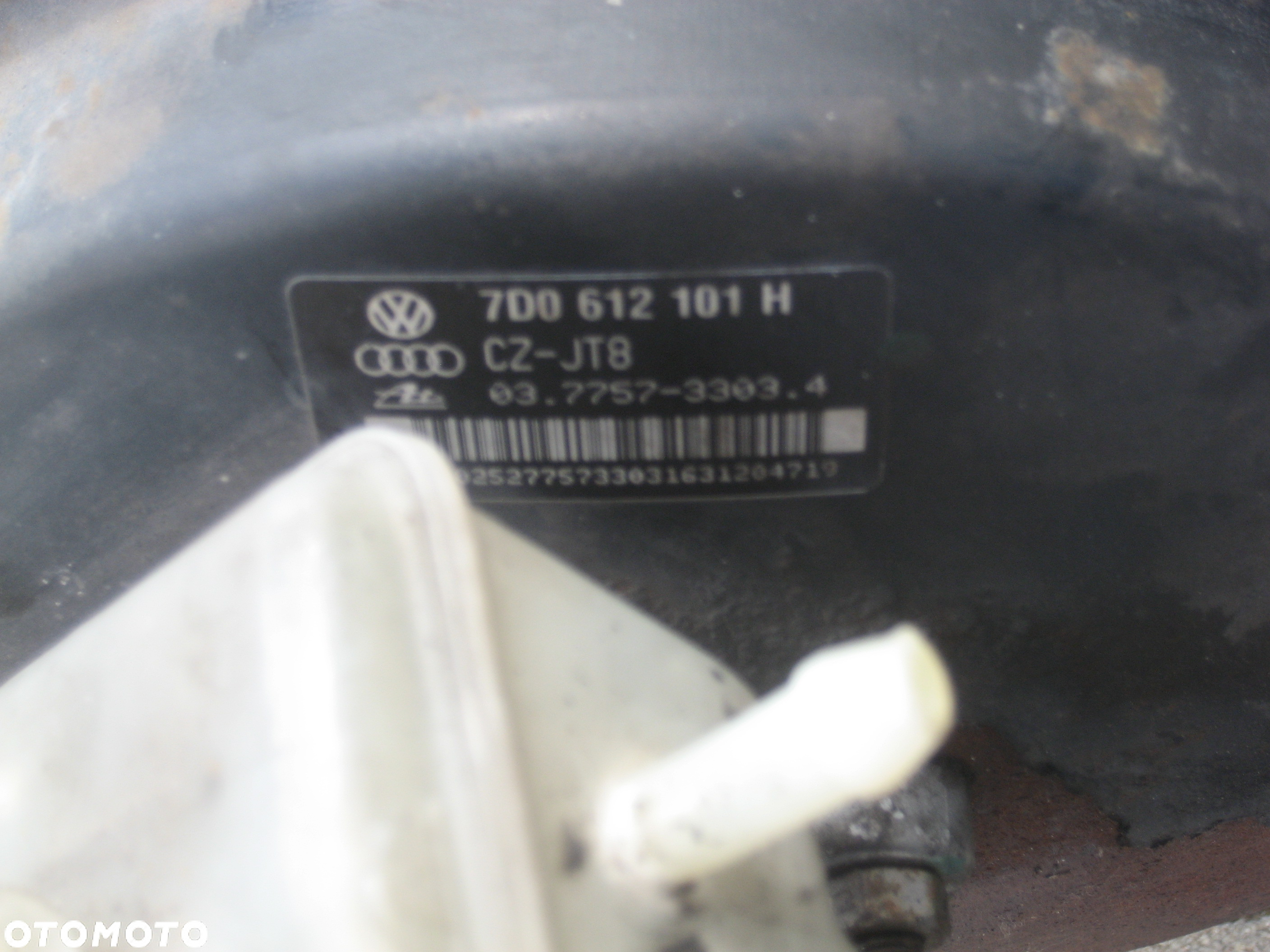 vw t4 lift 00-03r 2,5 tdi 150km serwo hamulcowe pompa 7d0612101h - 6