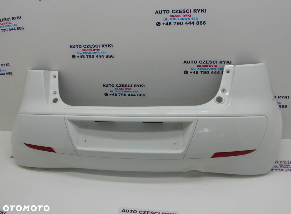 Mitsubishi Colt CZ3 VI 6 Zderzak tył Biały - 1