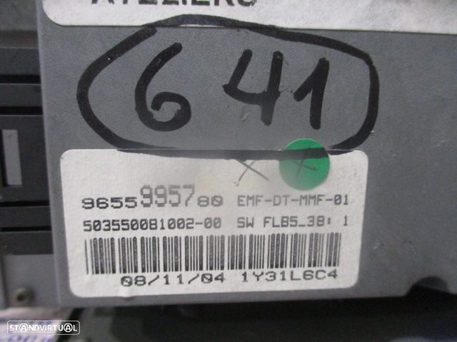Display Relogio 9655995780  9657820080 CITROEN C5 2004 1.6HDI 110CV 5P CINZA - 3