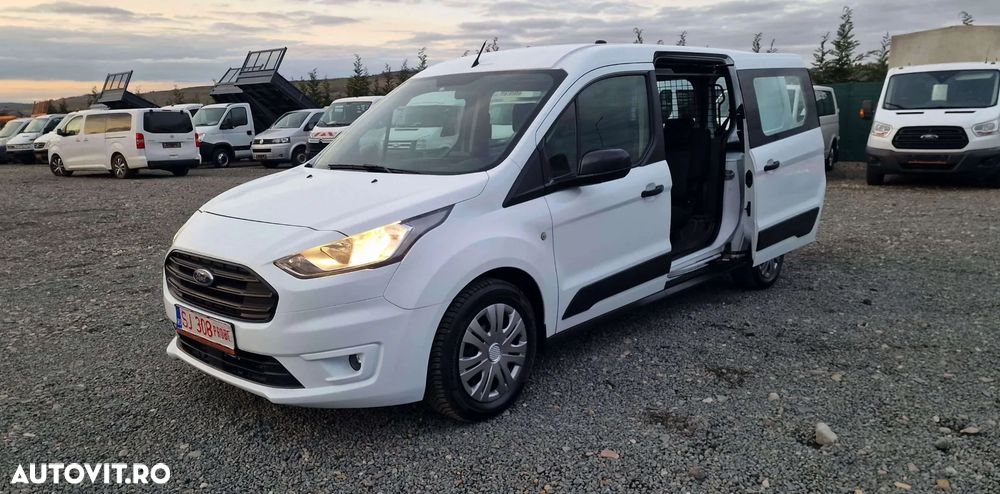 Ford TRANSIT Connect, maxi - mixt VAN, L2, 1.5 tdci, 100 CP, 5 loc si marfa, NAVI, Clima, camera, euro 6c, 201.000 km,  10/2018 (serie 2019) - 31