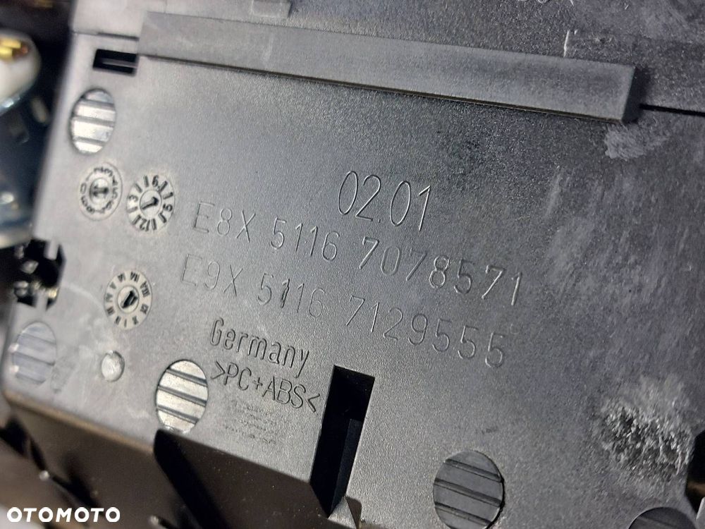 RAMKA KONSOLI ŚRODKOWA BMW E90 E91 9170899 7078571 - 7