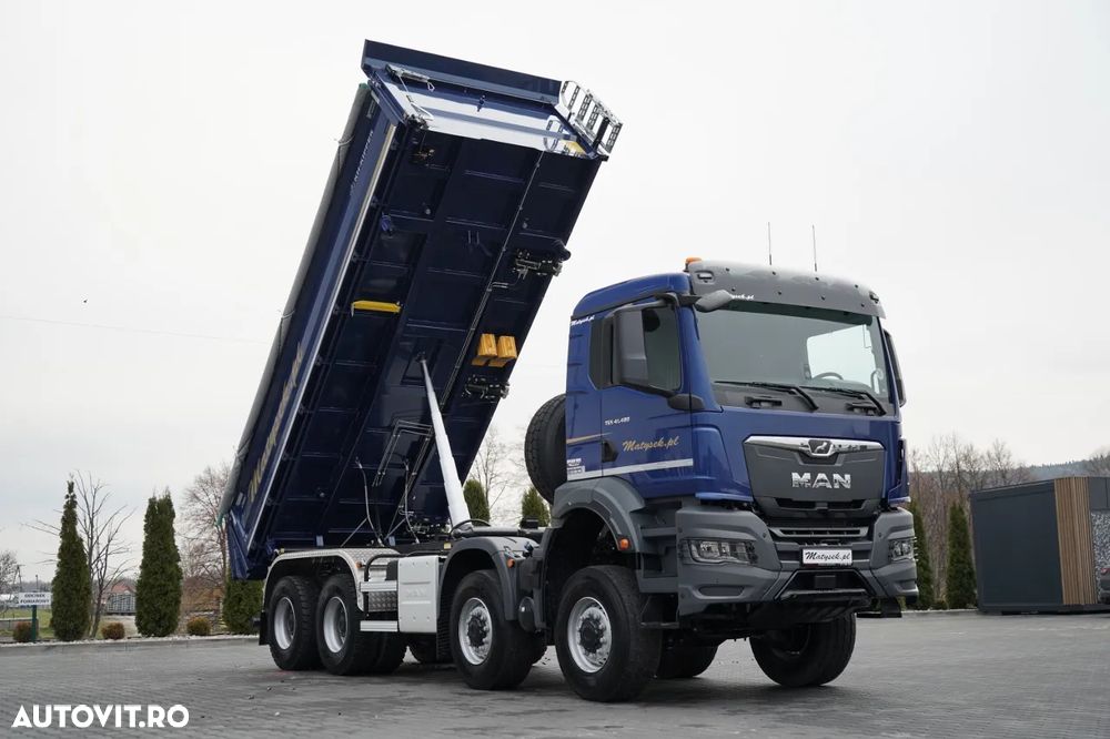 MAN TGS 41.480 / 8x6 / BASCULANĂ SPATE / MANUAL / NOU NOU / KH-KIPPER / - 7