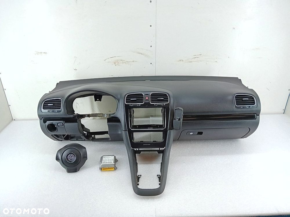 DESKA ROZDZIELCZA,KONSOLA PODUSZKI SENSOR PASY VW GOLF VI - 1