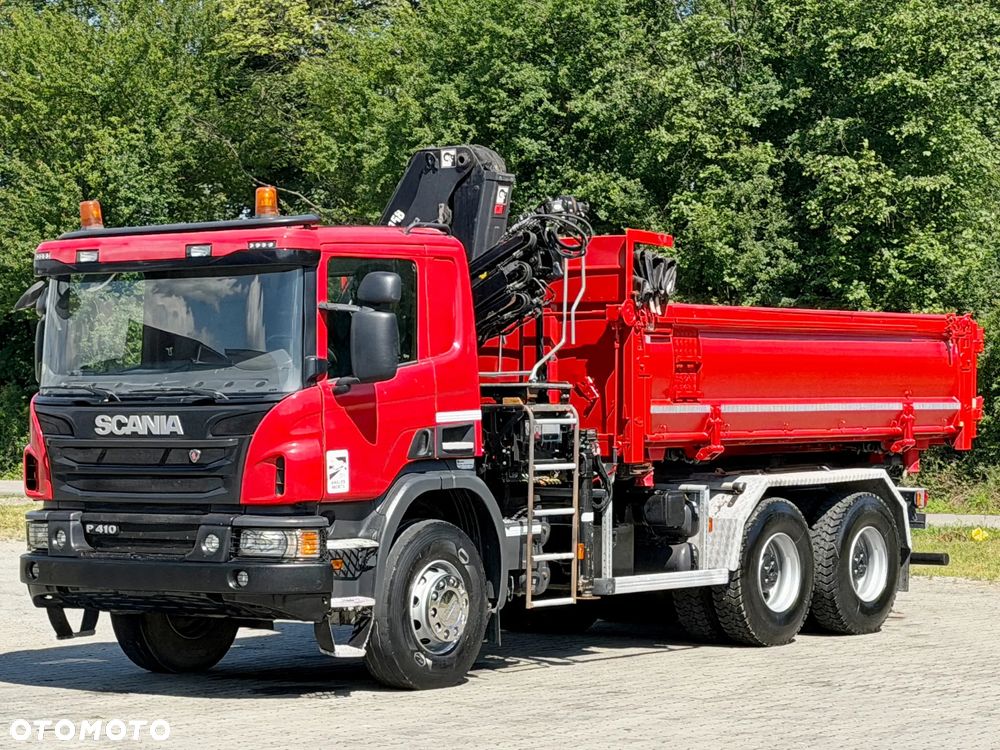 Scania P 410*WYWROTKA 4,95 m + BORDMATIC + HIAB X-HIDUO 158 B-3 + PILOT*6x4 - 5