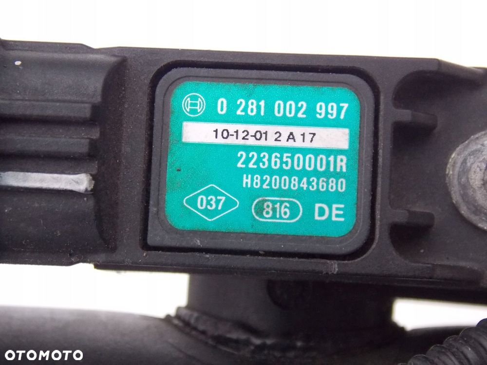 rura intercoolera czujnik renault scenic iii 1.5 dci 8200981498 0281002997 - 2