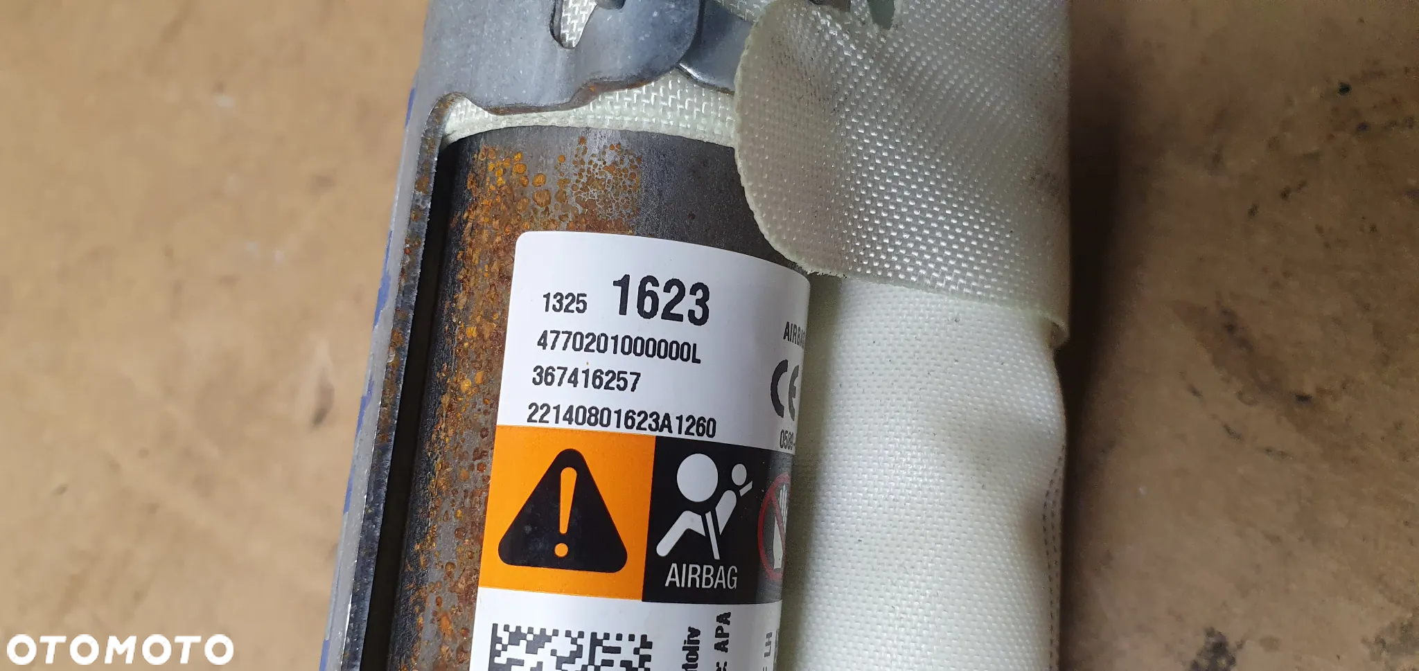 Kurtyna airbag boczna lewa Opel Zafira C 13251623 - 7