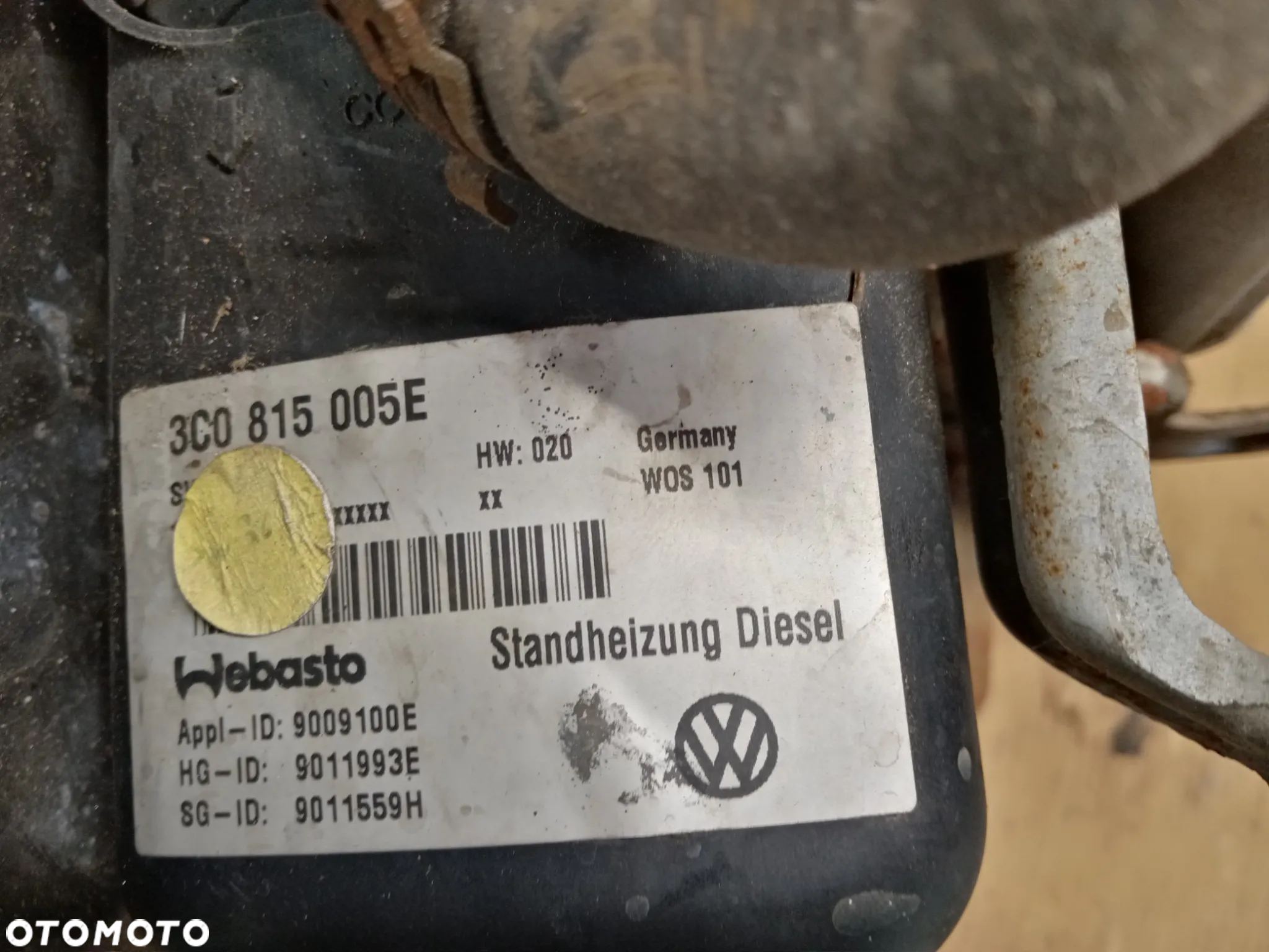 Webasto ogrzewanie postojowe VW Passat B6 3C0815005E - 10