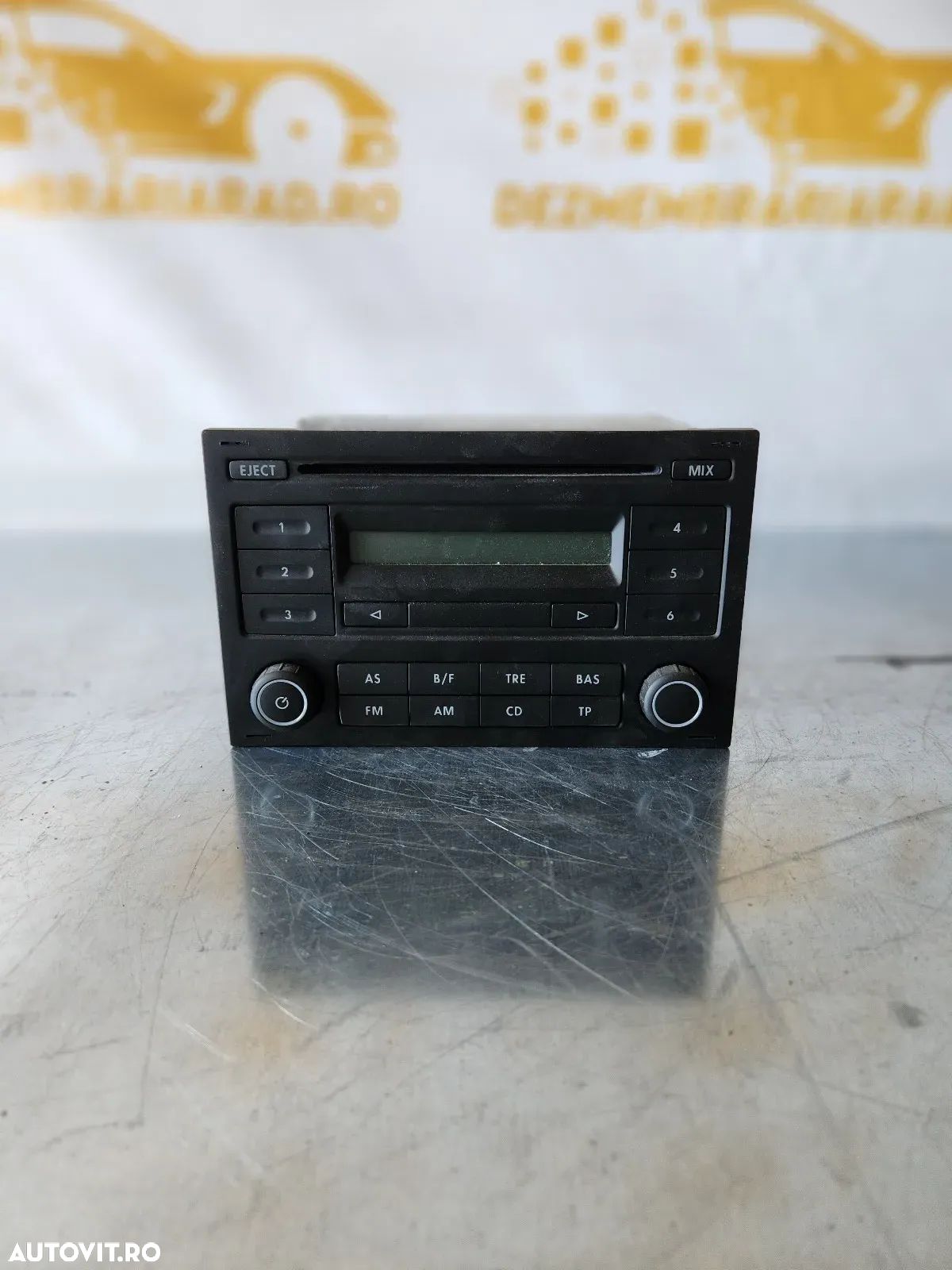 Radio Cd Player Cu Magazie Vw Polo 9N3 An 2006-2007-2008 Original - 1