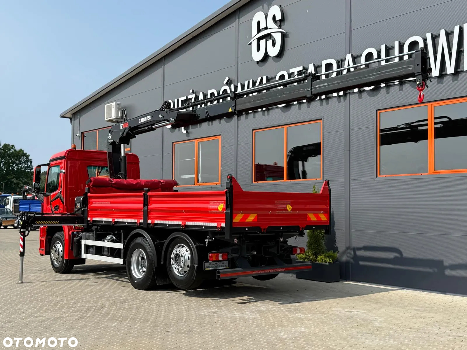 Mercedes-Benz AROCS 2532 // E6 // wywrotka 3-Stronna + HIAB HIDUO 158 B-2 // 6x2 6x4 HDS żuraw kran crane kiper kipper // Actros Antos - 26