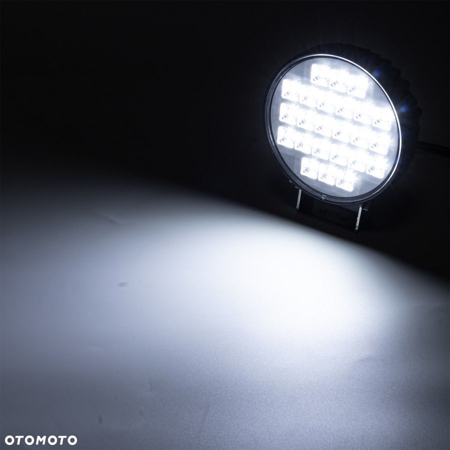lampa robocza okrągła led 24 led z włącznikiem - 2