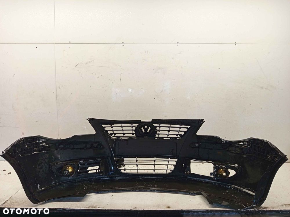 + ZDERZAK PRZÓD PRZEDNI DO VOLKSWAGEN VW POLO 9N3 LIFT FL LC9X CZARNY HALOGENY - 5
