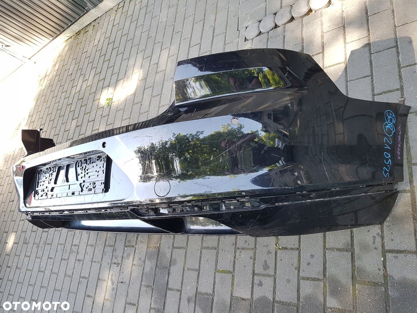 VW PASSAT B8 SEDAN zderzak tył spoiler tył 3G5807421 - 1