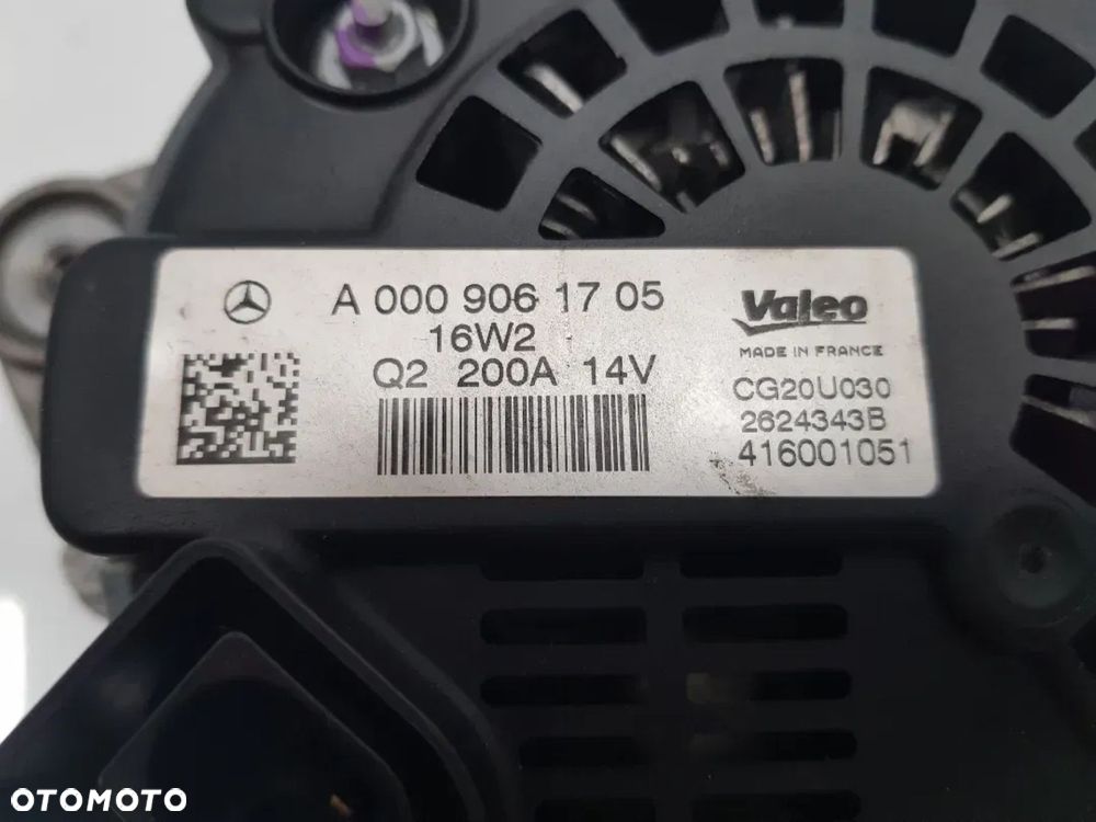 Alternator 14V 200A Mercedes 4.0 V8 C63 AMG M177980 W190 X290 W205 S205 W222 W213 X253 C253 GLC GTR W463 W177 W176 W166 - 8