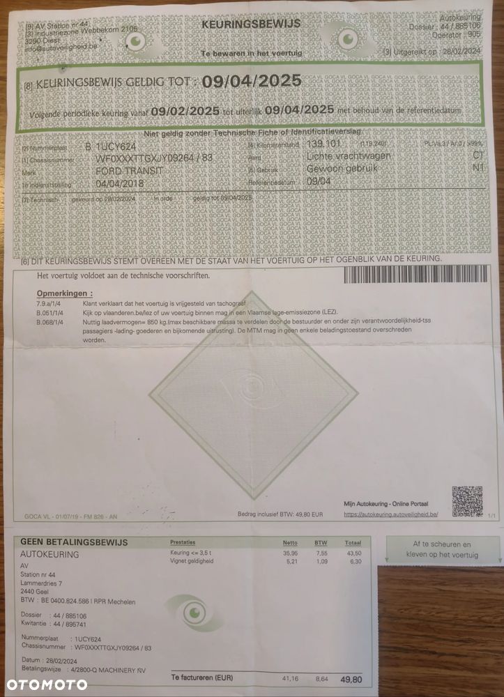 Ford TRANSIT L4H3 RWD MAXI - 16