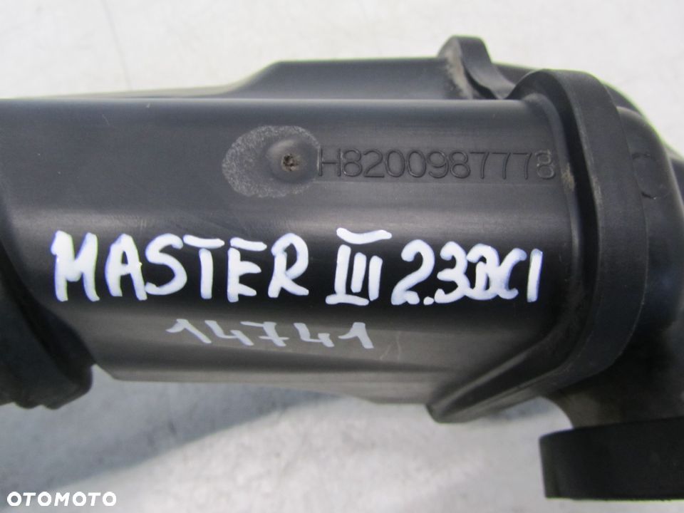 renault master III 2.3 DCI przewód-rura turbiny 8200987778 - 2