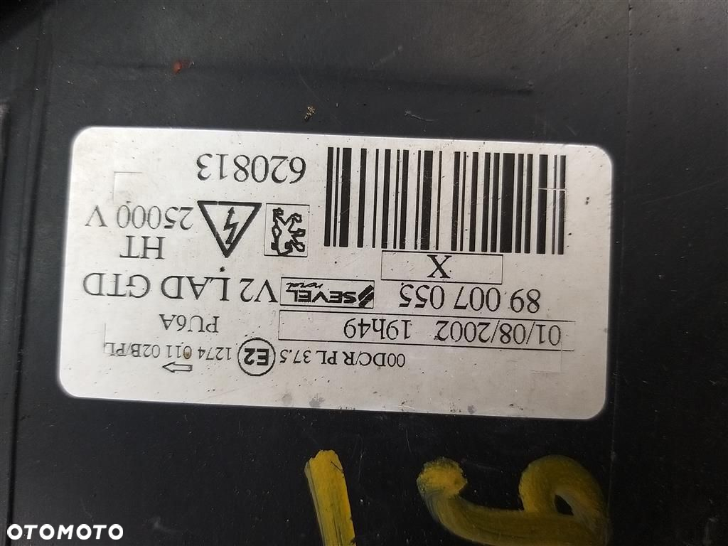 Reflektor lampa przód LEWA Peugeot 807 2002-2014 VALEO XENION PRZETWORNICA - 5