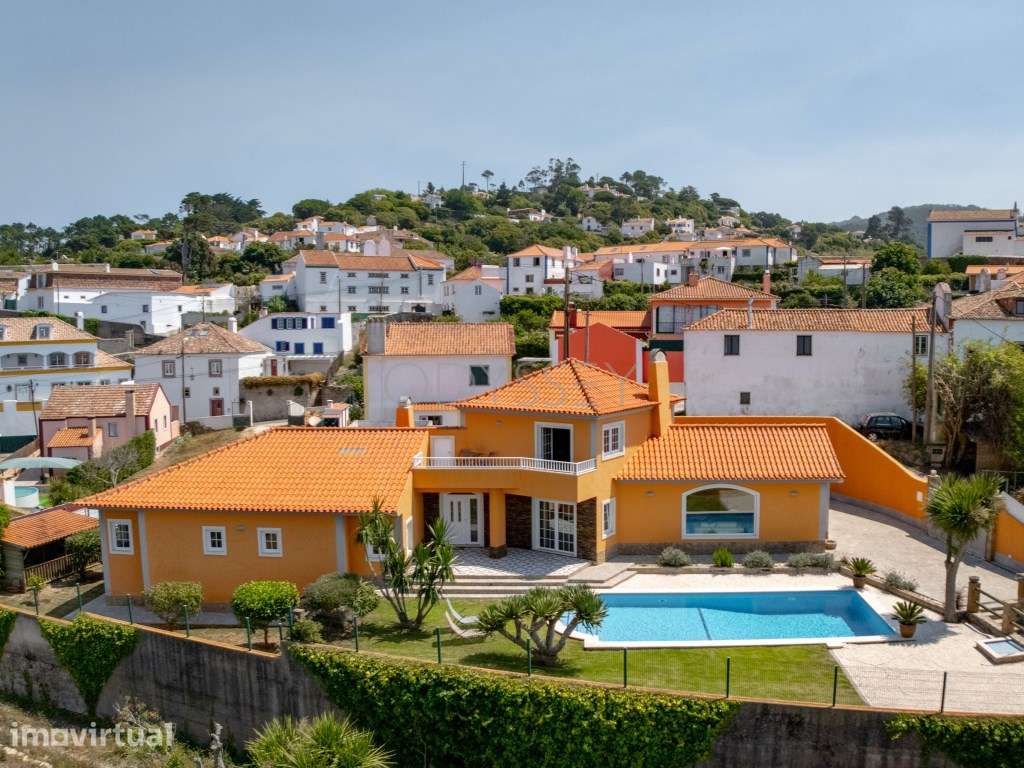 Villa T3 com piscina e vistas panorâmicas aninhada na aldeia histór... - Grande imagem: 3/44