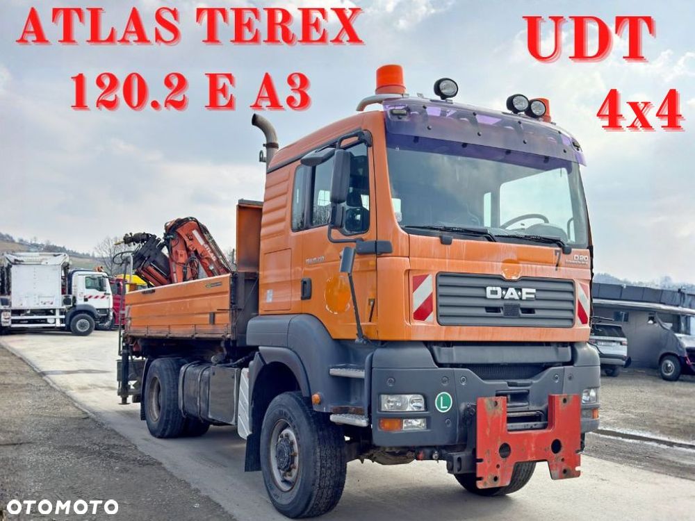MAN TGA 18.350 * ATLAS TEREX 120.2 E A3 + PILOT *4x4 - 1