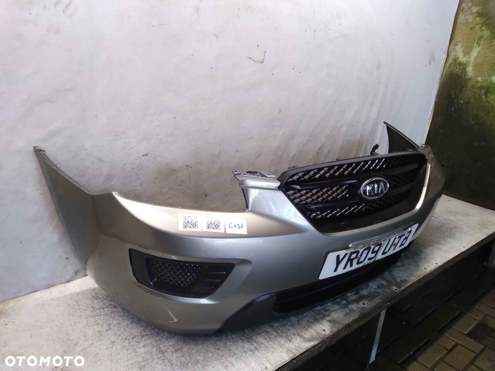 ^ ZDERZAK PRZÓD PRZEDNI DO KIA CARENS III 3 1U SZARY GRAFITOWY - 5