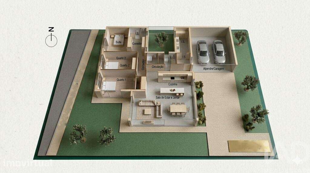 Casa / Villa T3 em Perelhal de 216,00 m2 - Grande imagem: 2/27