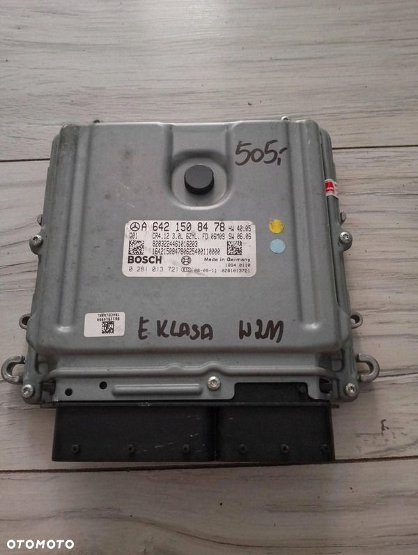 STEROWNiK SILNIKA A6421508478 0281013721 MERCEDES E-KLASA W211