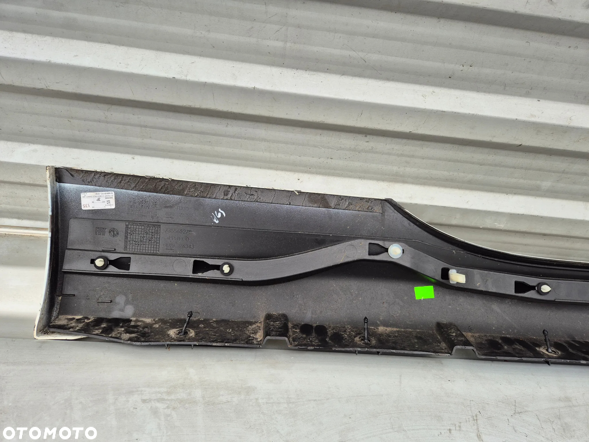 Próg listwa progowa Fiat 500 Abarth lewa 735565279 - 5