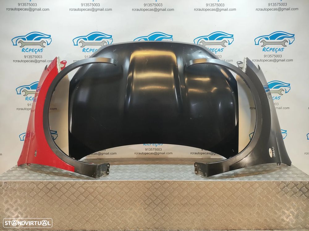 FRENTE COMPLETA NISSAN QASHQAI I 1 MK1 J10 FACELIFT FASE 2 CAPOT PARACHOQUES GUARDA-LAMAS OTICAS RADIADOR VENTILADOR FRENTE FIBRA ABAS REFORÇO - 9