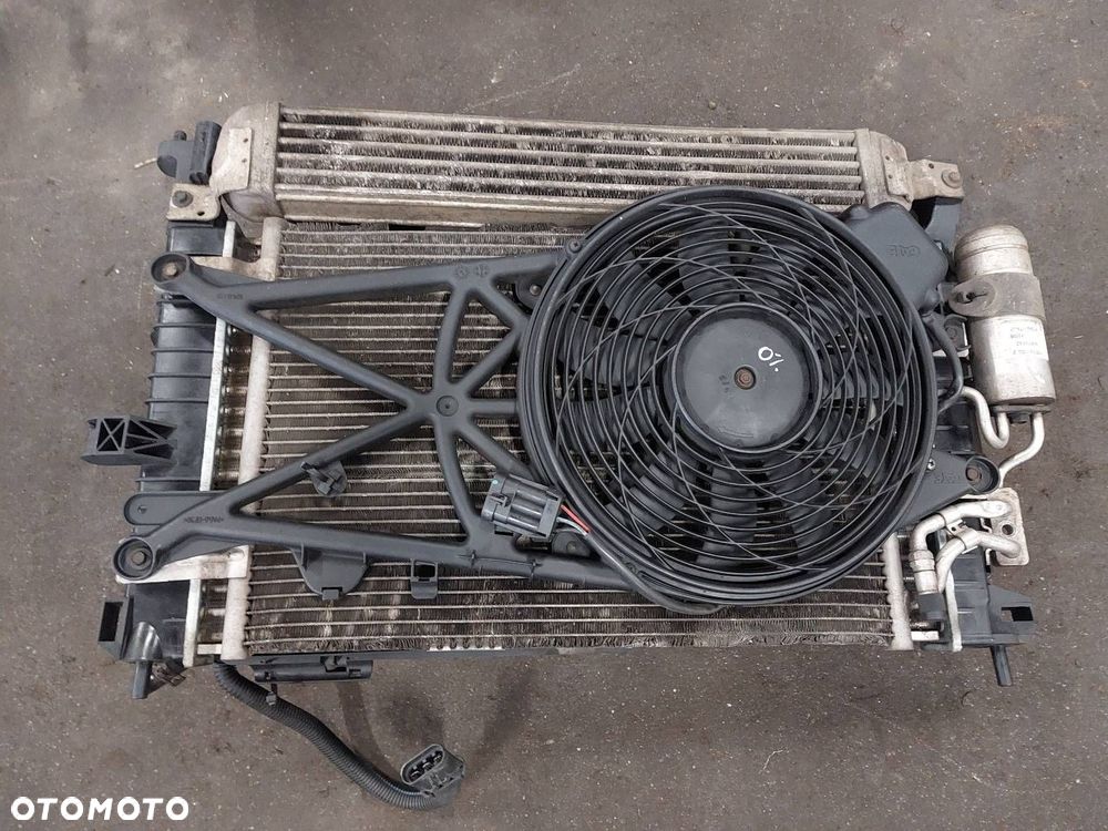 CHŁODNICE KOMPLET + WENTYLATORY OPEL MERIVA A 1.7 CDTI 03-05r - 1