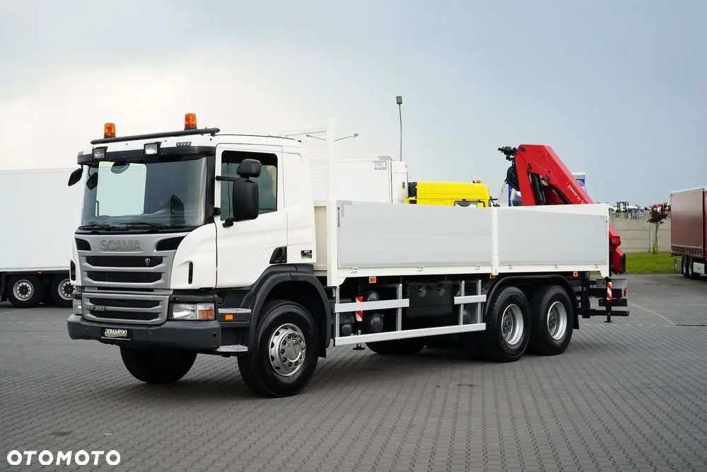 Scania / P 360 / 6 X 4 / SKRZYNIOWY + HDS / HMF 1730 K3 / RETARDER / ROTATOR / PILOT - 10
