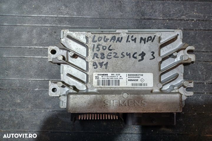 Calculator motor ECU S110140011 8200483732 - 1.4 MPI S110140011 82004 - 1