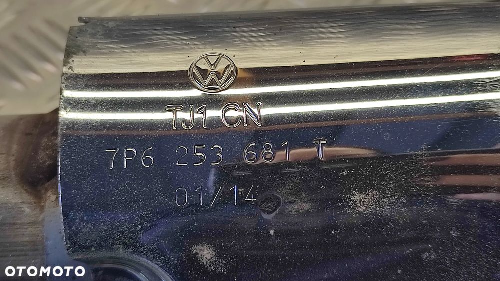 VW TOUAREG 7P 10-18R R-LINE KONCOWKA KONCOWKI TLUMIKA WYDECH WYDECHU CHROM KOMPLET PRAWA 7P6253682T LEWA 7P6253681T - 4
