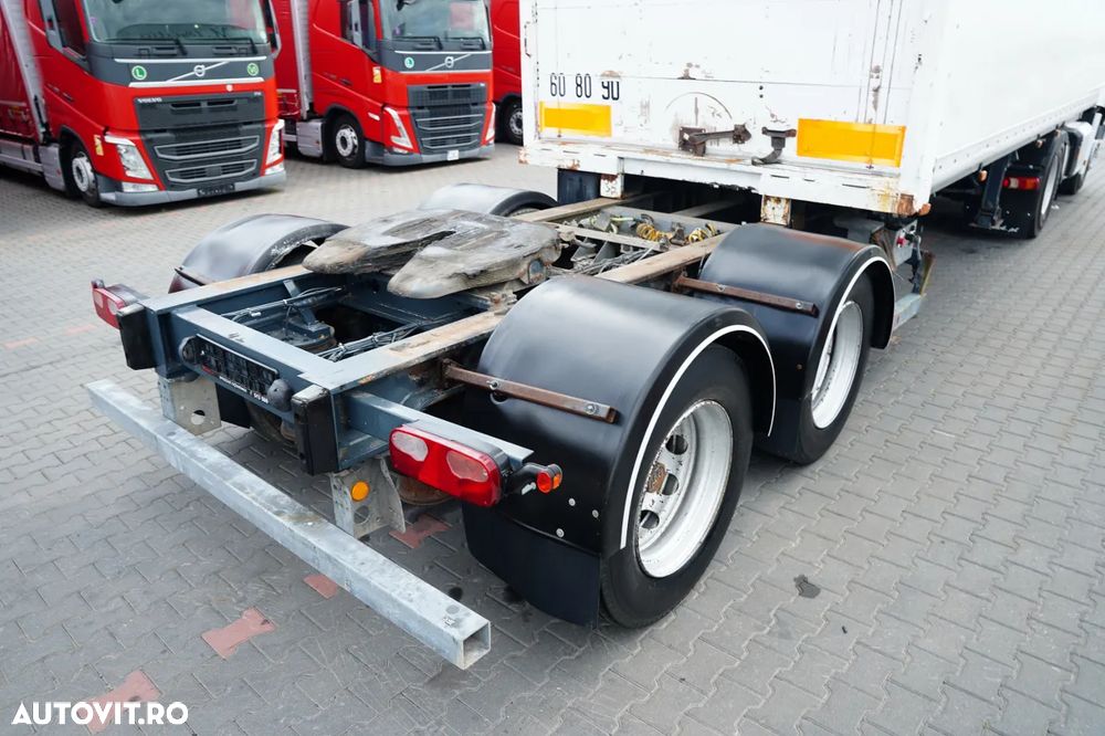 Samro / KIT / SEMIREMORCĂ / CONTAINER / TRAVERSĂ / B-TRAIN / 7,3 + 7,3 m / PODEA REZISTENTĂ - 22
