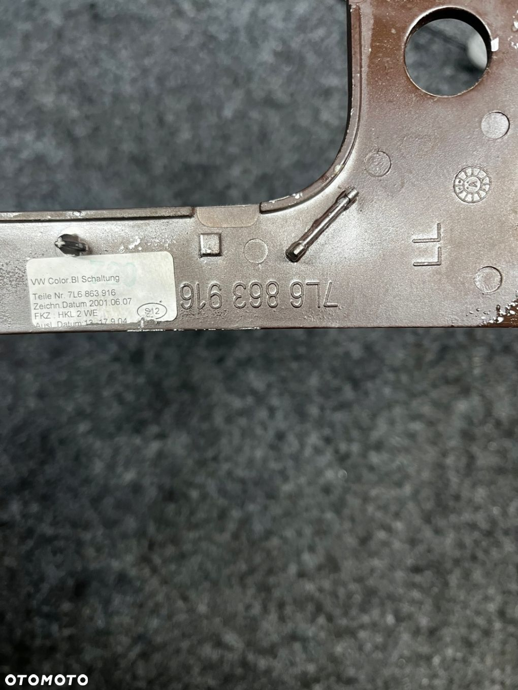 ramka osłona zapalniczka gniazdo vw touareg I 7L 7L6863916 - 12