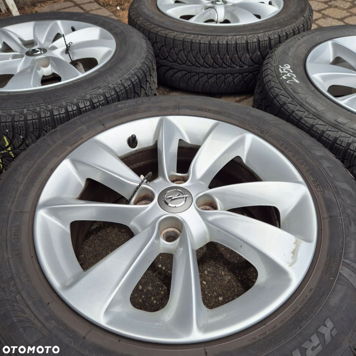 ZIMA KOŁA 185/65 R15 ORYGINAŁ OPEL CORSA D E ADAM GRANDE PUNTO EVO 4x100 - 6
