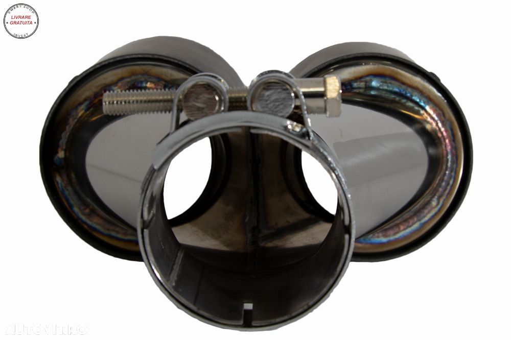 Tobe Ornamente Sistem de evacuare Carbon Fiber Finisaj Mat 6cm/2.36inch- livrare gratuita - 11