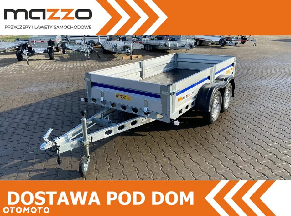 Wiola Dostawa przyczepa SPAWANA RAMA 292x142x38cm DMC750kg MOCNA I SOLIDNA - 1