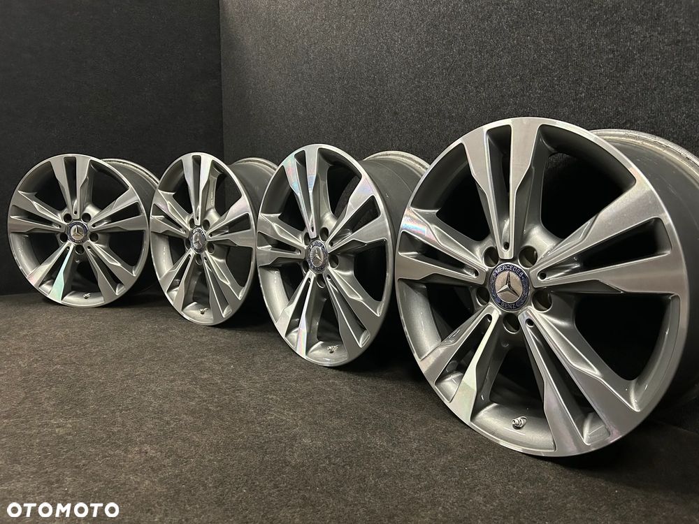 Alufelgi Mercedes C-Klasa W205, W204, E-Klasa W212, V-Klasa 18 cali 5x112 4szt. Ładne z czujnikami! - 1